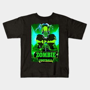 Zombie Football Poster Kids T-Shirt